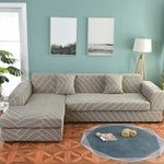 Magic Sofa Stretchable Cover - L Shape | Pattern | Slipcovernation